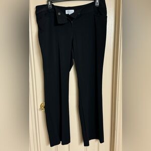 Raphaela Black Slacks, Wide Leg, Size 16